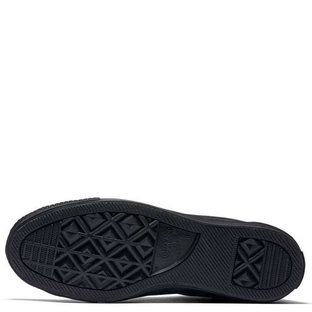 Converse Chuck Taylor All Star Mono Leather High Top In Black Monochrome - Image 3